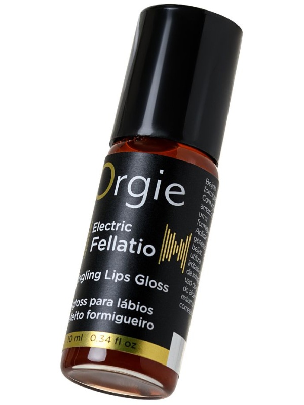 Блеск для губ с виброэффектом Orgie Sexy Vibe Electric Fellatio - 10 мл.