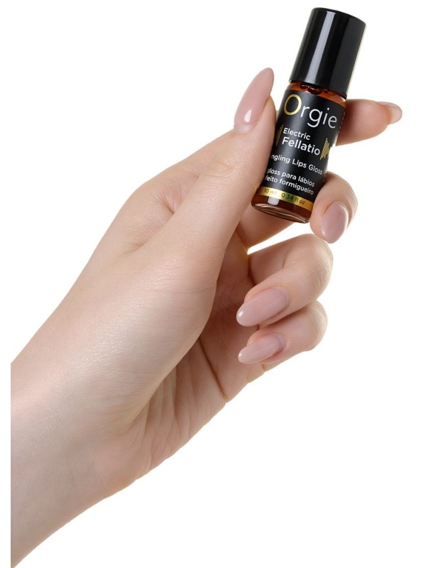 Блеск для губ с виброэффектом Orgie Sexy Vibe Electric Fellatio - 10 мл.