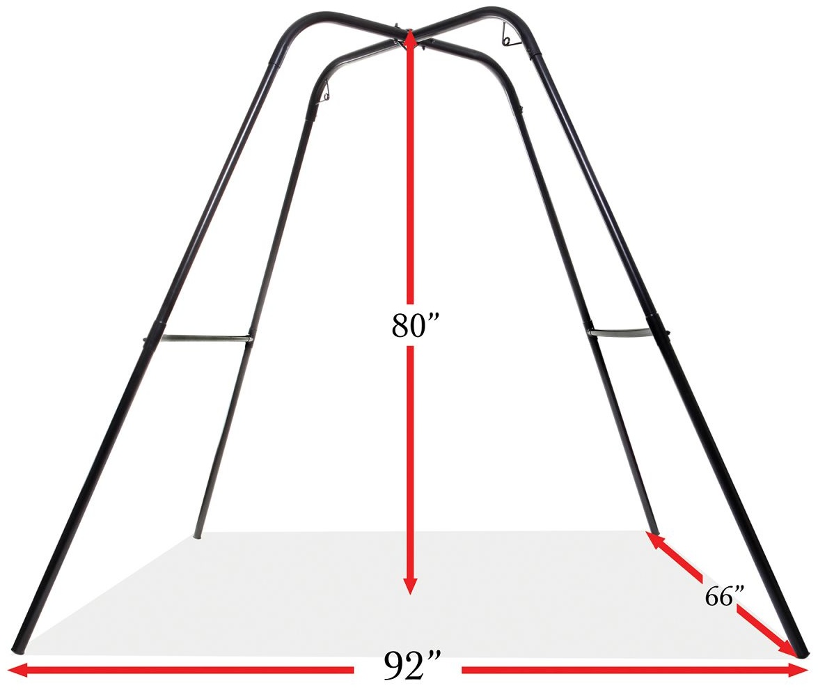 Напольный черный каркас для качелей Swing Stand