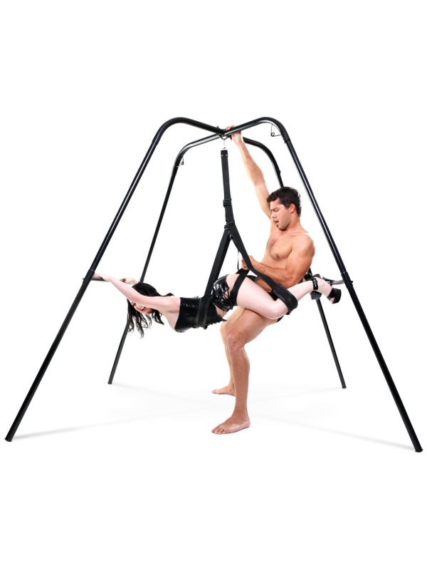 Напольный черный каркас для качелей Swing Stand