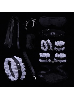 БДСМ-набор «Оки-Чпоки» с кружевом