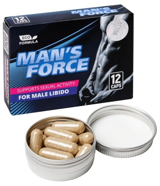 Пищевой концентрат для мужчин MANS FORCE  - 12 капсул
