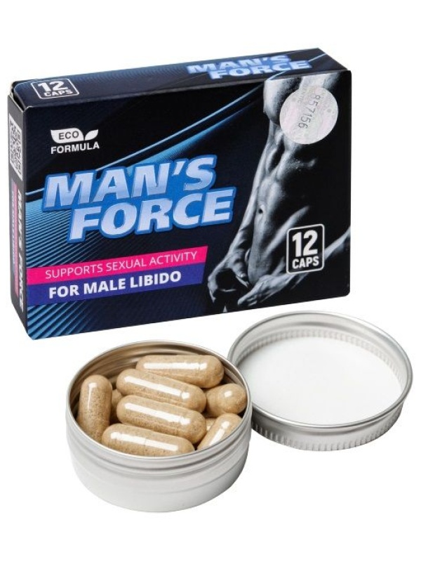 Пищевой концентрат для мужчин MANS FORCE  - 12 капсул