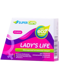 Возбуждающие капсулы Ladys Life - 14 капсул (0,35 гр.)
