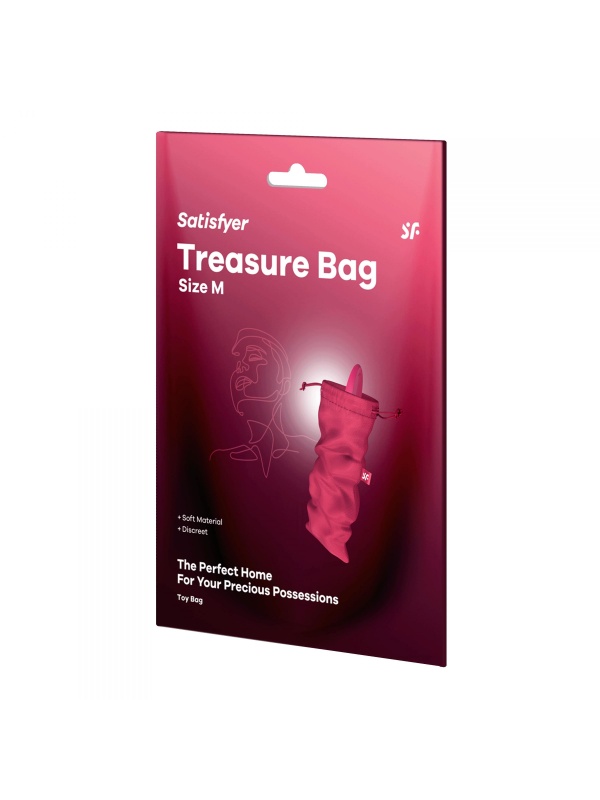 Розовый мешочек для хранения игрушек Treasure Bag M