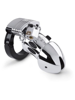 Мужской пояс верности Pubic Enemy No1 Silver Edition