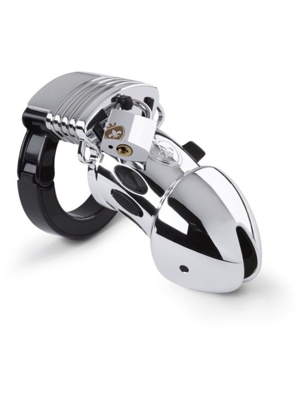 Мужской пояс верности Pubic Enemy No1 Silver Edition