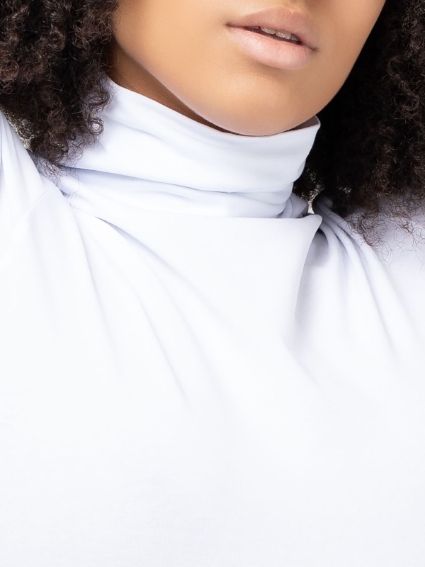 Боди-водолазка из хлопковой ткани