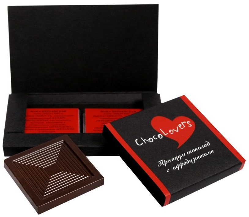 Шоколад с афродизиаками ChocoLovers - 20 гр.