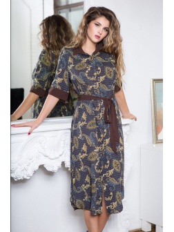 Халат-рубашка Elania с поясом