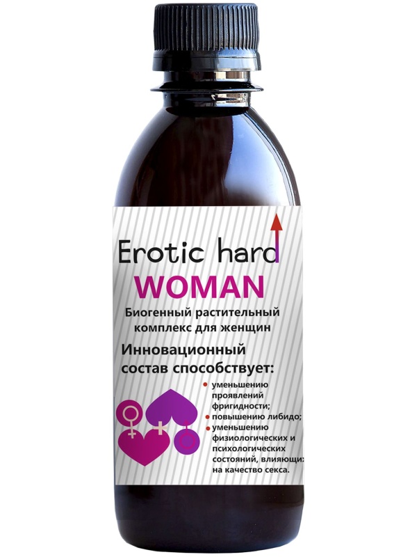 Женский биогенный концентрат для повышения либидо Erotic hard Woman - 250 мл.