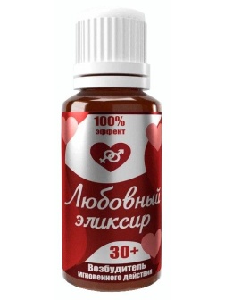 Возбудитель мгновенного действия  Любовный эликсир 30+  - 20 мл. 