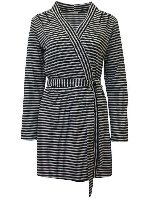 Халат-кардиган из мягкой ткани с хлопком