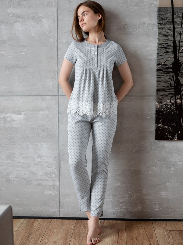 Домашние брюки на резинке