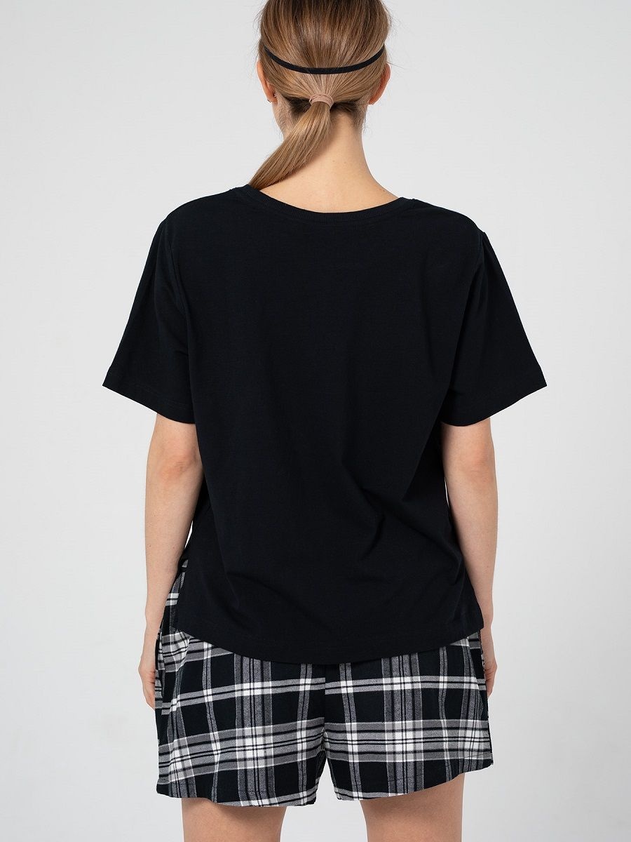 Уютный пижамный комплект с маской