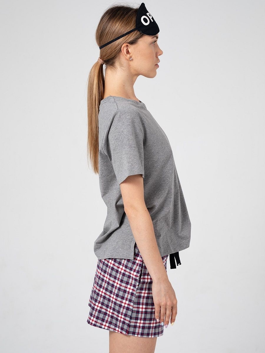 Уютный пижамный комплект с маской