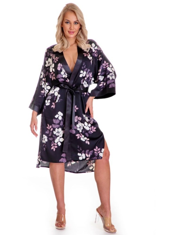 Халат-кимоно Dream с цветочным принтом