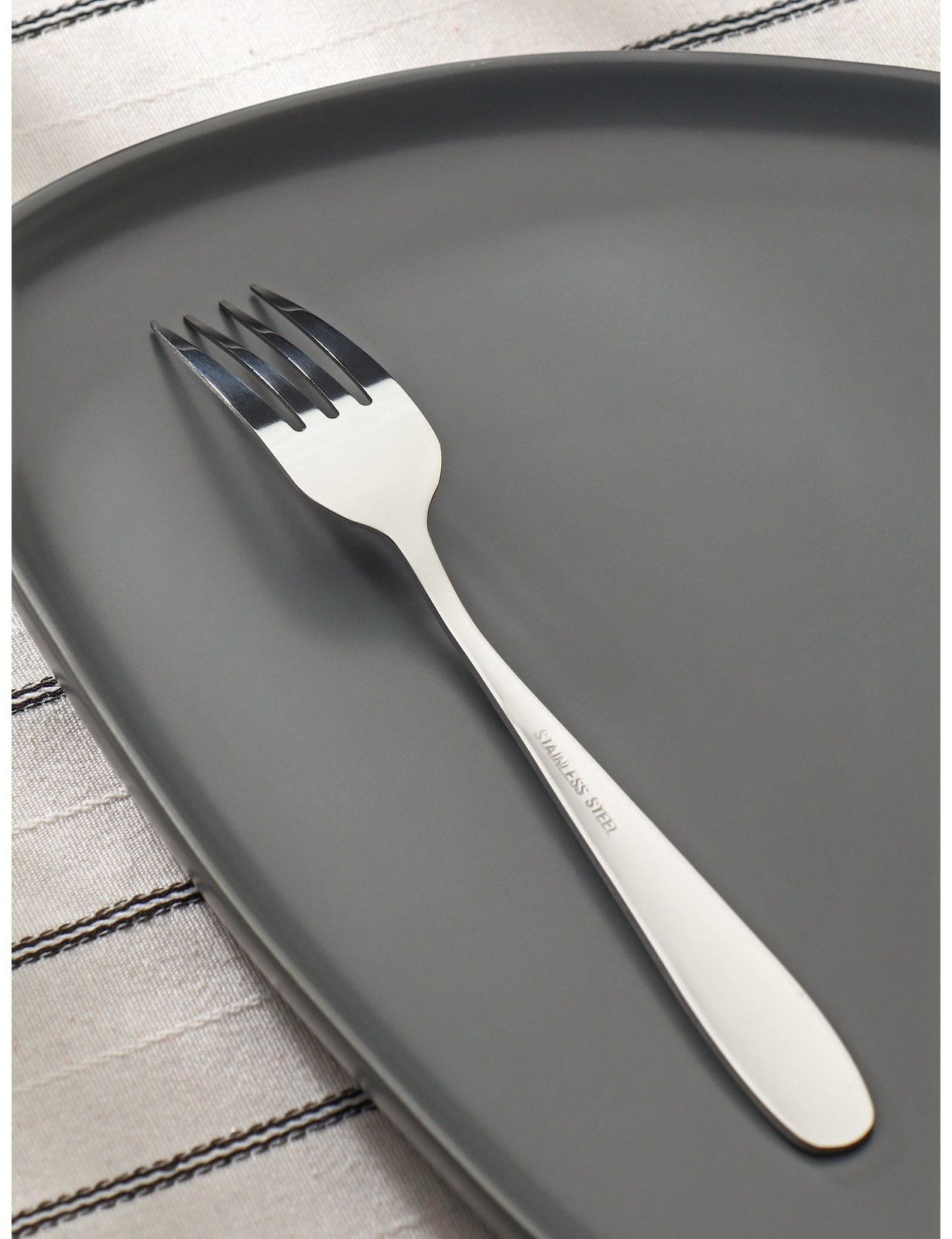 Набор вилок столовых Доляна «Бабл», h=20 см, 6 шт, цвет серебряный