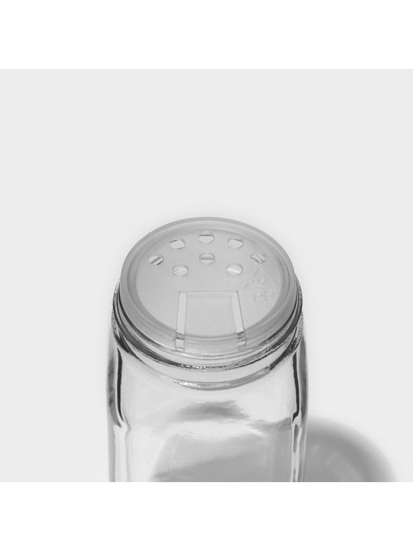 Набор стеклянных баночек для специй с металлической крышкой «Эко», 120 мл, 4,5×10,5 см, 12 шт