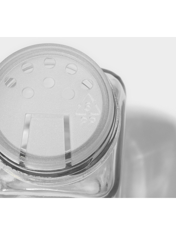 Набор стеклянных баночек для специй с металлической крышкой «Эко», 120 мл, 4,5×10,5 см, 12 шт