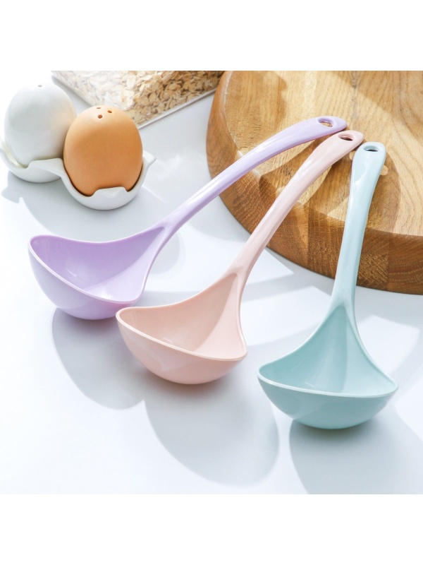 Половник пластиковый Доляна «Унция», 24×8×5 см, цвет МИКС