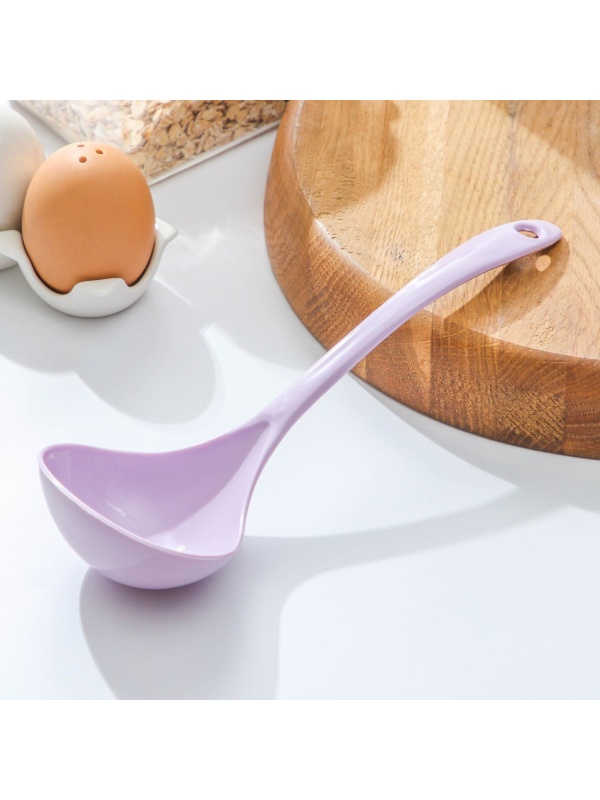 Половник пластиковый Доляна «Унция», 24×8×5 см, цвет МИКС