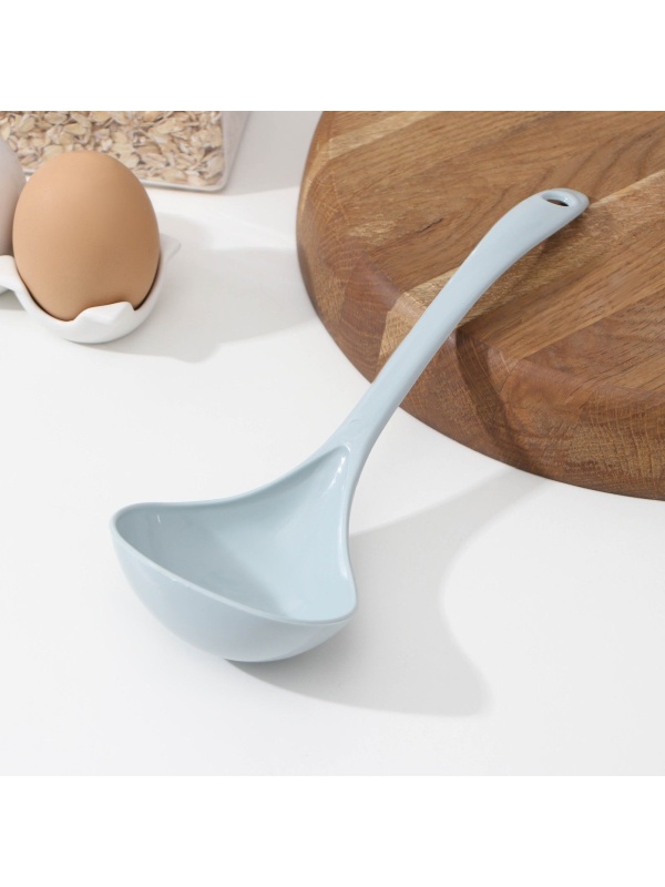 Половник пластиковый Доляна «Унция», 24×8×5 см, цвет МИКС