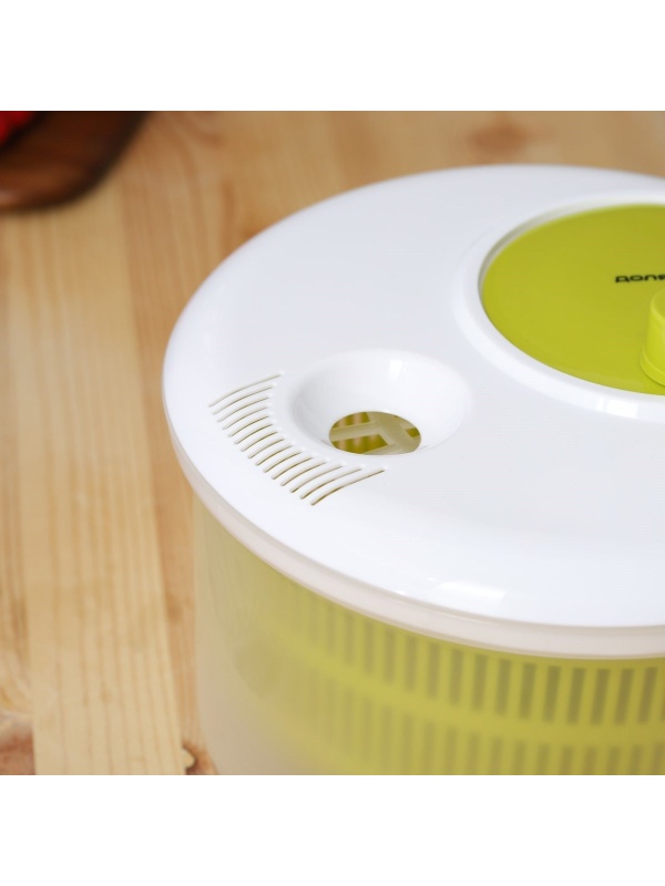 Центрифуга для сушки зелени Доляна Fresh cook, 3,7 л, пластик, цвет бело-зелёный