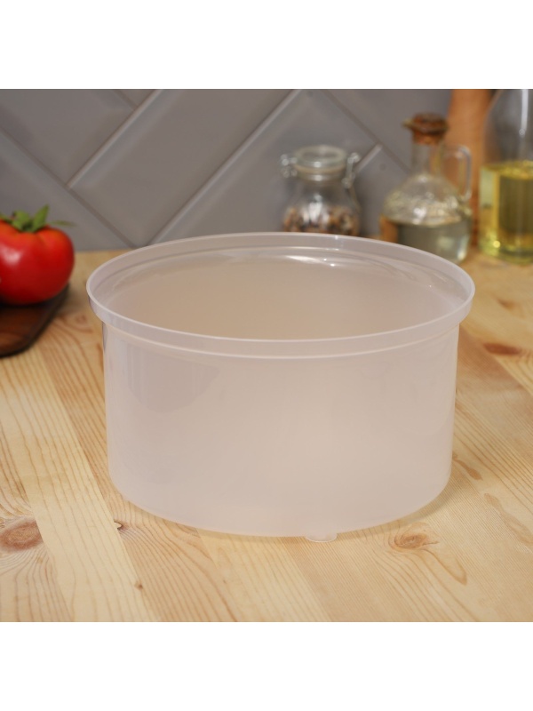 Центрифуга для сушки зелени Доляна Fresh cook, 3,7 л, пластик, цвет бело-зелёный