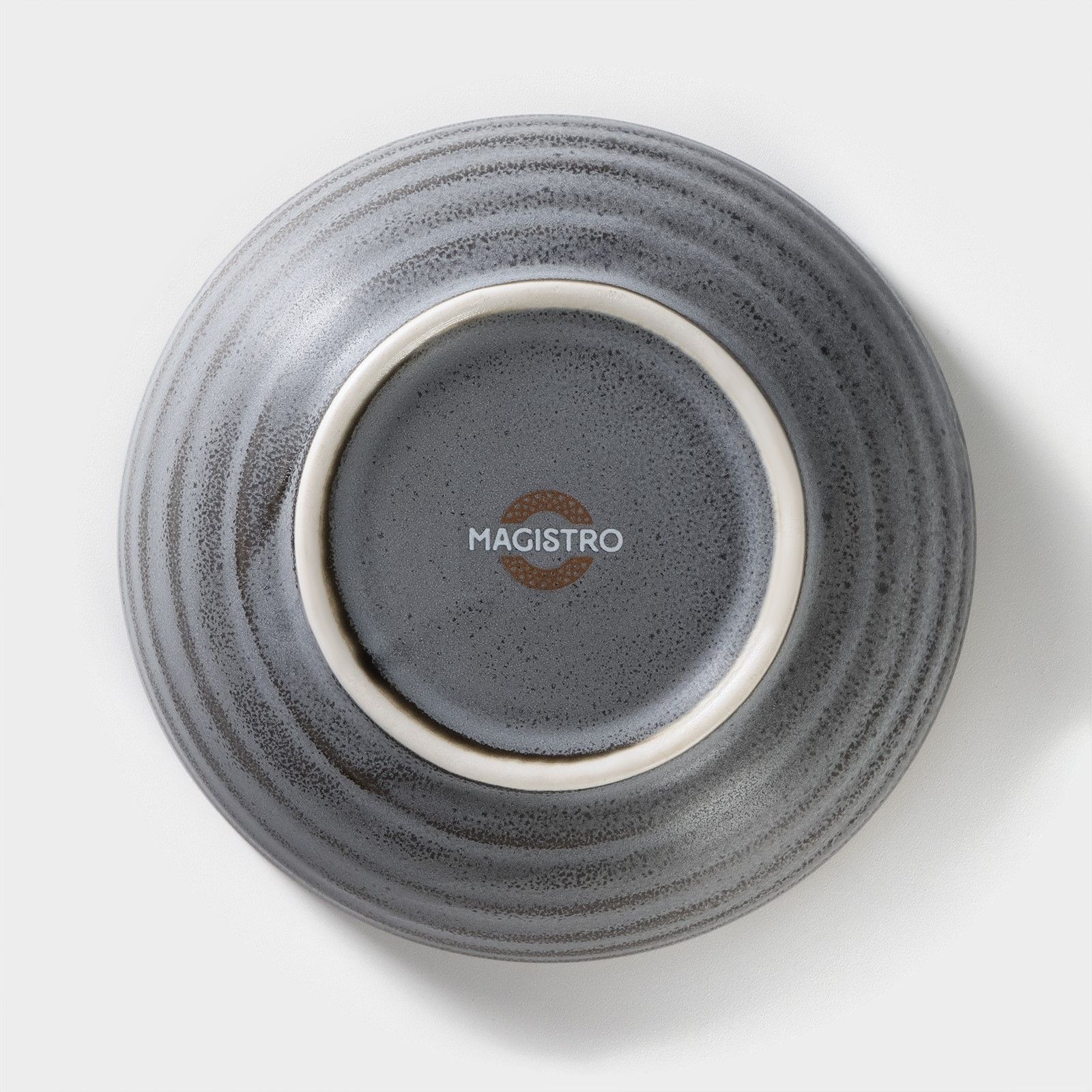 Миска фарфоровая Magistro Urban, 260 мл, d=12 см, цвет серый