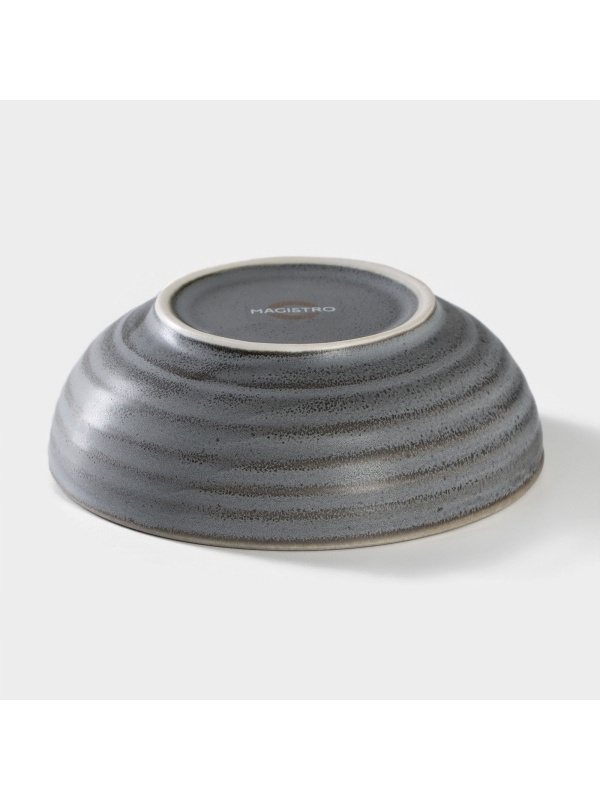 Миска фарфоровая Magistro Urban, 260 мл, d=12 см, цвет серый