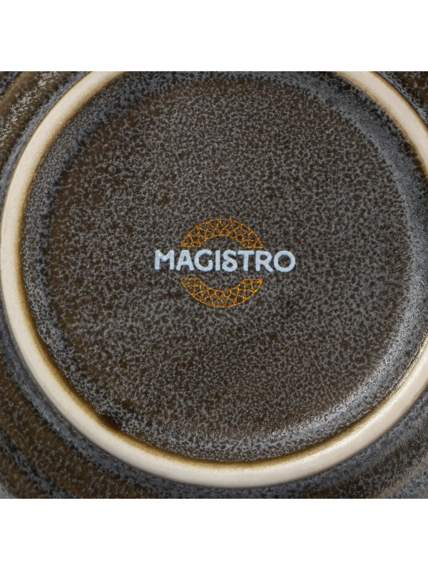 Миска фарфоровая Magistro Urban, 260 мл, d=12 см, цвет серый