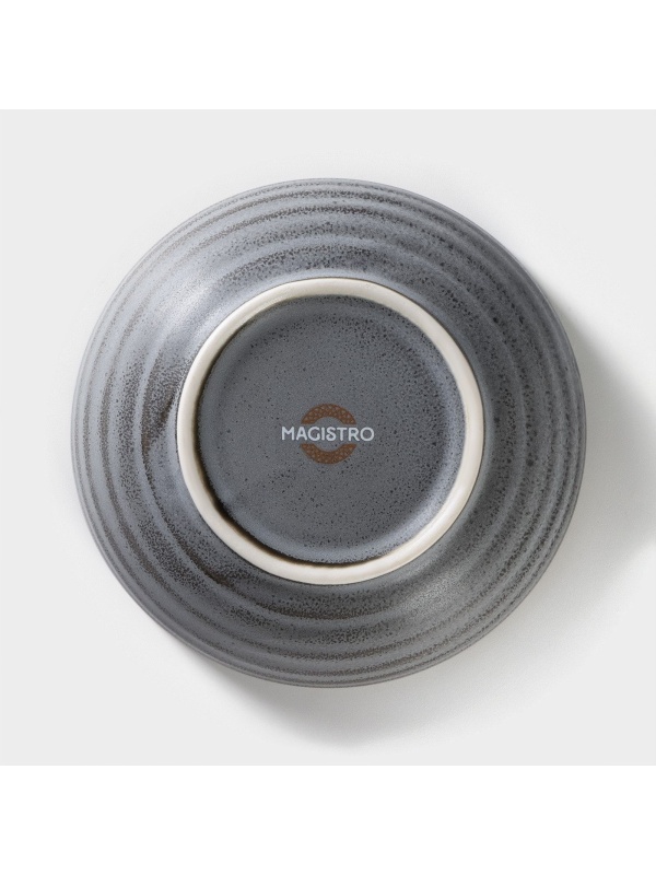 Миска фарфоровая Magistro Urban, 260 мл, d=12 см, цвет серый