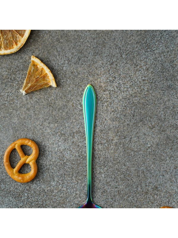 Ложка десертная Magistro «Цветок», длина 12,5 см, цвет хамелеон