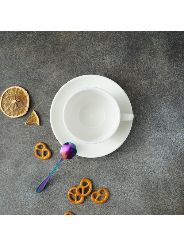 Ложка десертная Magistro «Цветок», длина 12,5 см, цвет хамелеон