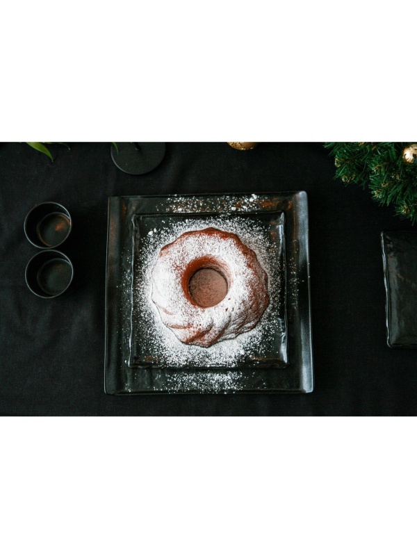 Соусник фарфоровый Magistro  Pietra lunare , 6,8×3,7 см, цвет чёрный