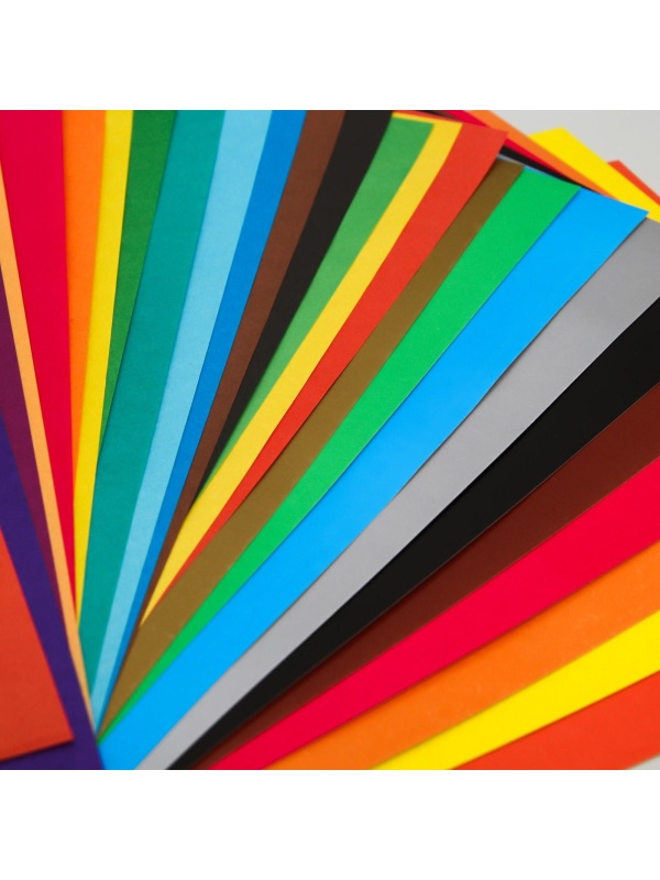 Набор  Минни Маус  А4: 10л цветного одностороннего картона + 16л цветной двусторонней бумаги