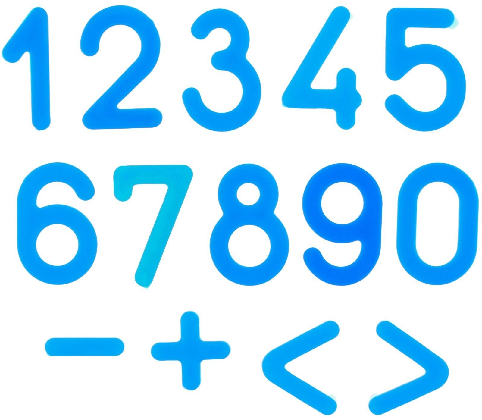 Касса цифр и счетных материалов  Учимся считать , 132 элементов, пластик, Щенячий патруль МИКС