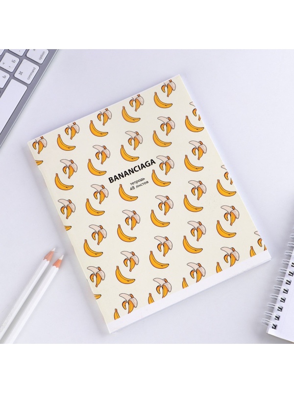 Тетрадь в клетку, 48 листов А5 на скрепке МИКС «1 сентября: Паттерн», обложка мелованный картон 230 гр.,блок №1, 80 гр., белизна 96%