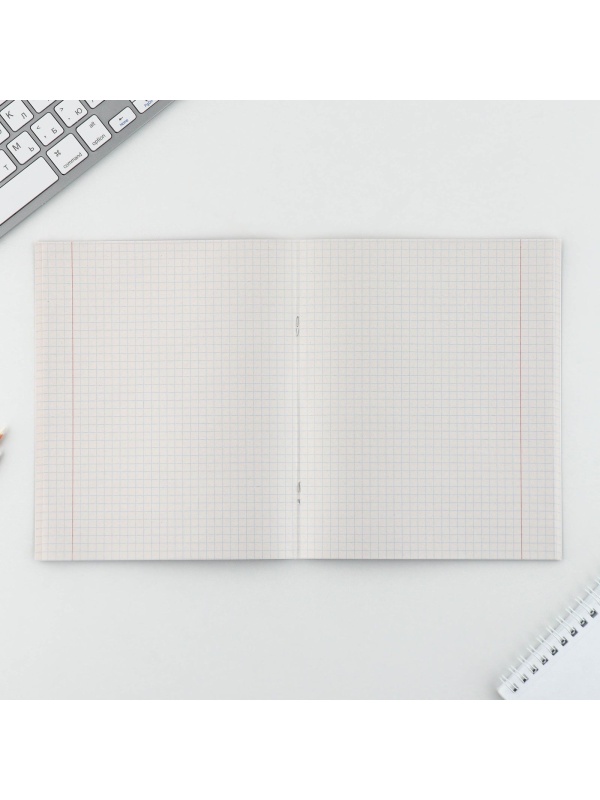 Тетрадь в клетку, 48 листов А5 на скрепке МИКС «1 сентября: Мотоцикл», обложка мелованный картон 230 гр., внутренний блок №2, белизна до 80%