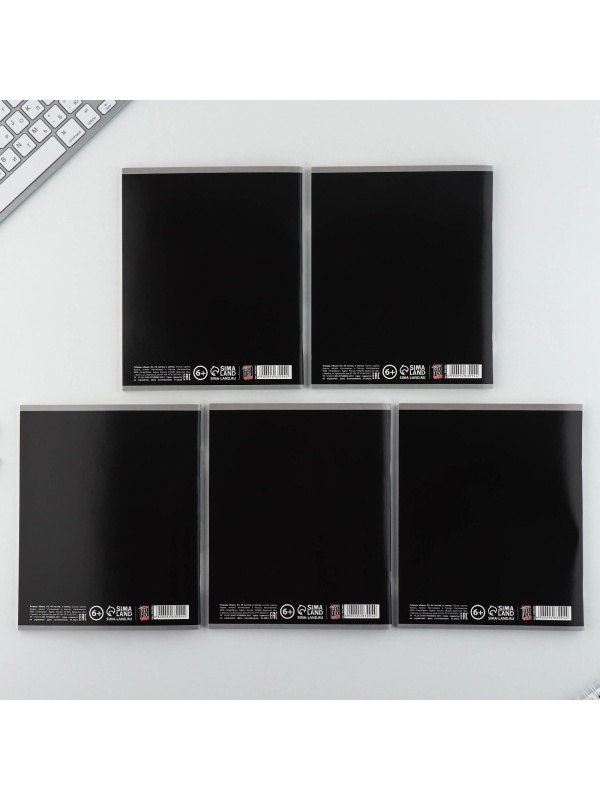 Тетрадь в клетку, 48 листов А5 на скрепке МИКС «1 сентября: Мотоцикл», обложка мелованный картон 230 гр., внутренний блок №2, белизна до 80%