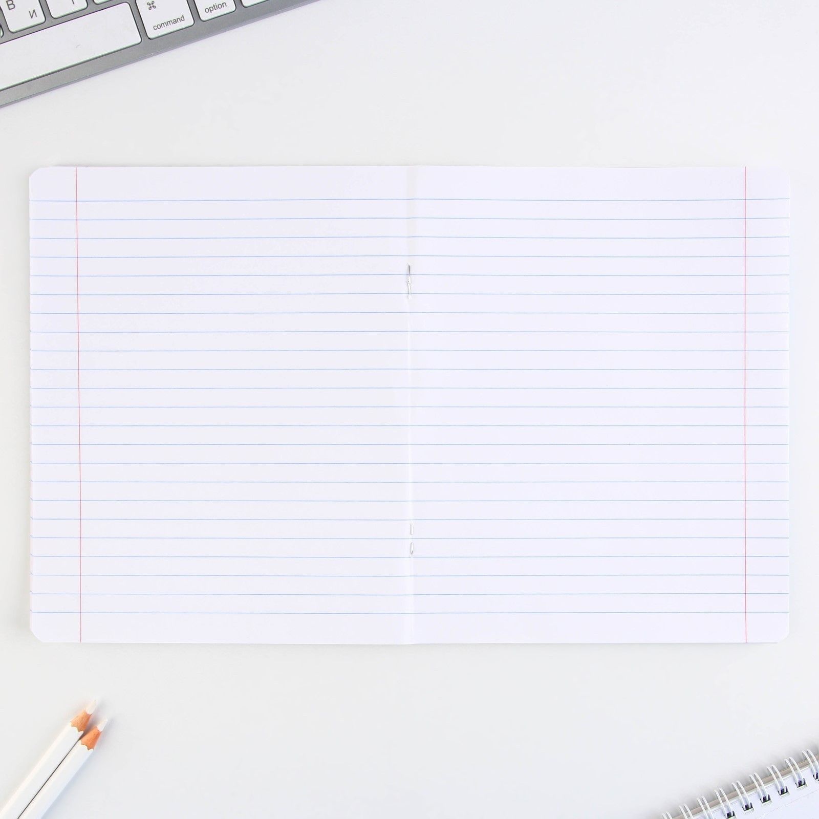 Тетрадь в линейку 18 листов А5, на скрепке«1 сентября: Весёлые зверята», 5 видов МИКС, белизна 96% .