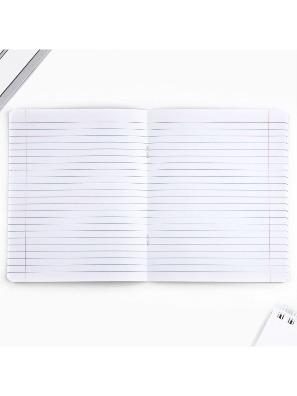 Тетрадь в линейку 24 листа А5, на скрепке «1 сентября: Милые питомцы», 5 видов МИКС, белизна 96% .