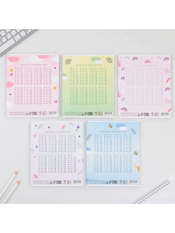 Тетрадь в клетку 12 листов А5, на скрепке «1 сентября: Милые животные», 5 видов МИКС, белизна 96% .