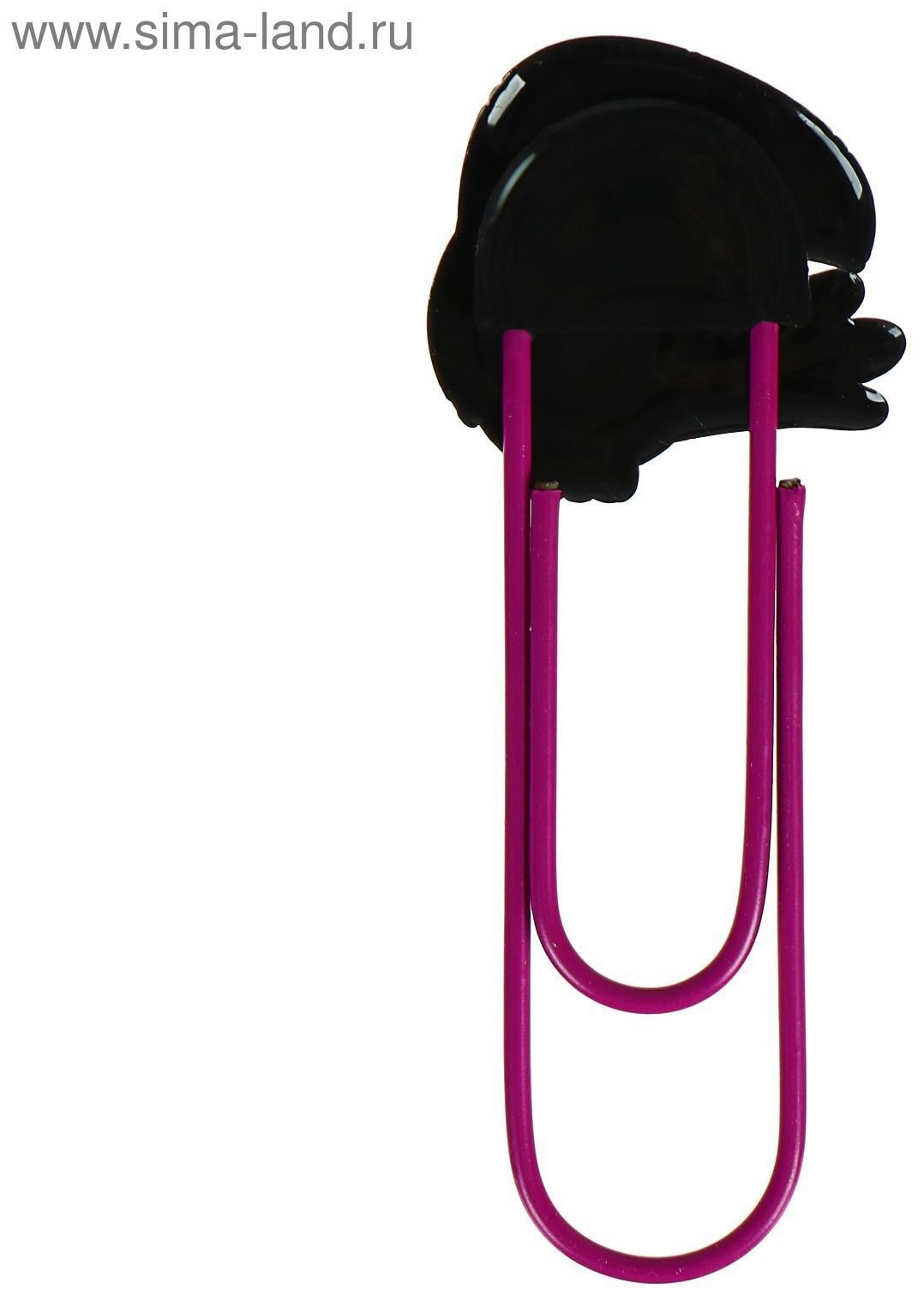 Закладка-скрепка большая 11 см  Пеликан , МИКС