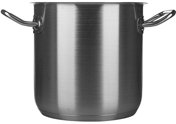 Кастрюля без крышки из нержавеющей стали (объем 6 л.)