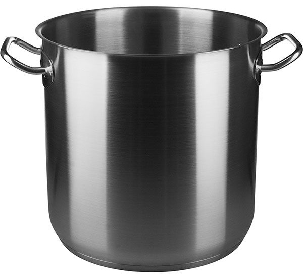 Кастрюля-котел б/крышки;сталь нерж.;21л;D=30,H=30см;металлич.