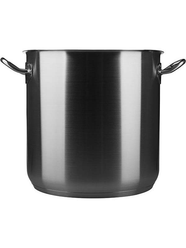 Кастрюля-котел б/крышки;сталь нерж.;21л;D=30,H=30см;металлич.