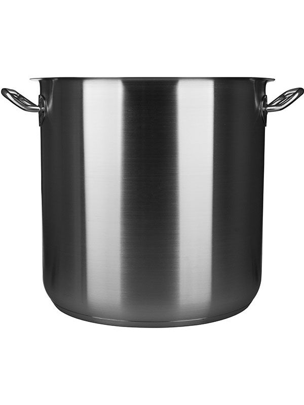 Кастрюля-котел б/крышки;сталь нерж.;25,7л;D=32,H=32см;металлич.