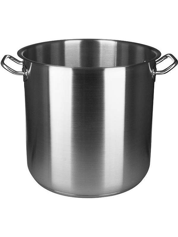 Кастрюля-котел б/крышки;сталь нерж.;25,7л;D=32,H=32см;металлич.